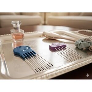 Mebco‎ LS2 & Betty Hair Lift Comb Set Root Lifter Styling Tools Metal Pins